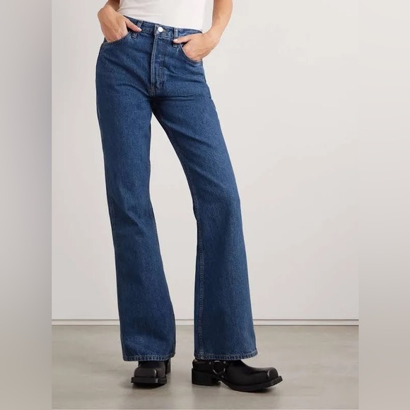Re/Done Denim - RE/DONE
The Riding Jean high-rise flared jean Size 23 NWT Runs Big More a 24/25